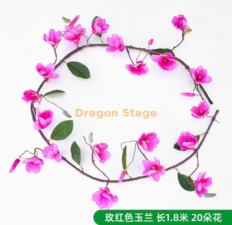 玫红色玉兰花藤（）1条）