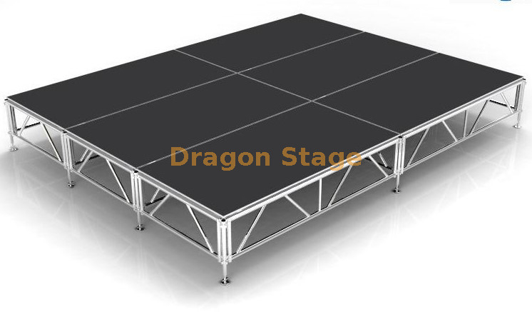 热销售便携式铝制户外音乐会阶段16x12ft/4.88x3.66m 0.6-1m