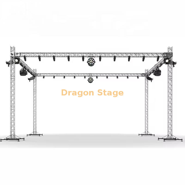 便携式铝制屋顶桁架系统 60x60x33ft