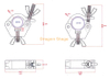 重型安全挂钩夹台灯钩意味着舞台灯钩安装舞台灯钩质量