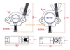 用于专业照明的舞台灯钩箭头环