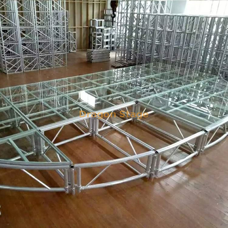 Arena 进口圆形玻璃舞台用于活动婚礼