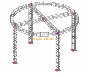 定制圆形便携式轻桁架柱直径4m高4m