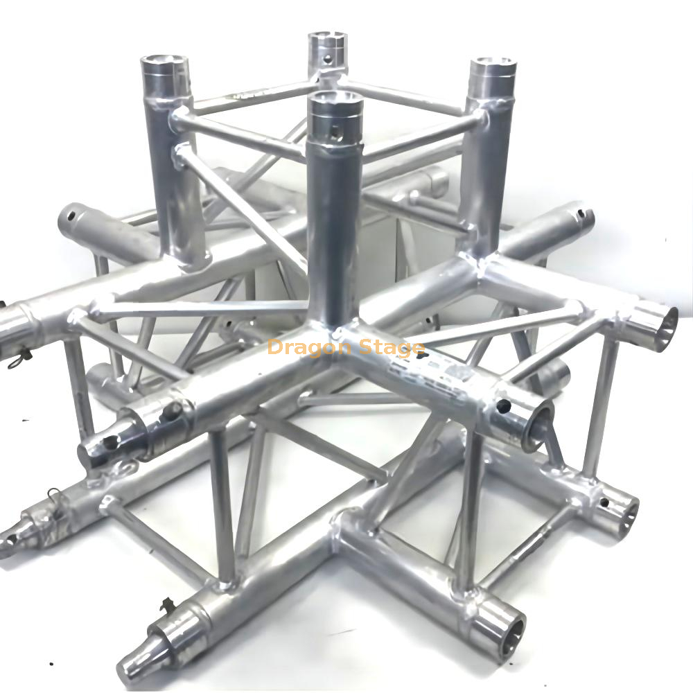 Dragonstage 铝制龙头 300x300mm / 289x289mm 方箱 5 路角桁架