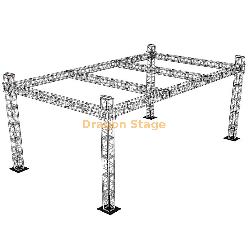 舞台桁架冠层的活动婚礼40x40ft