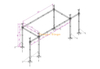 户外活动铝制舞台照明桁架系统12x6x8m