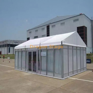 10*15m豪华屋顶防水侯爵婚礼派对带玻璃墙的帐篷