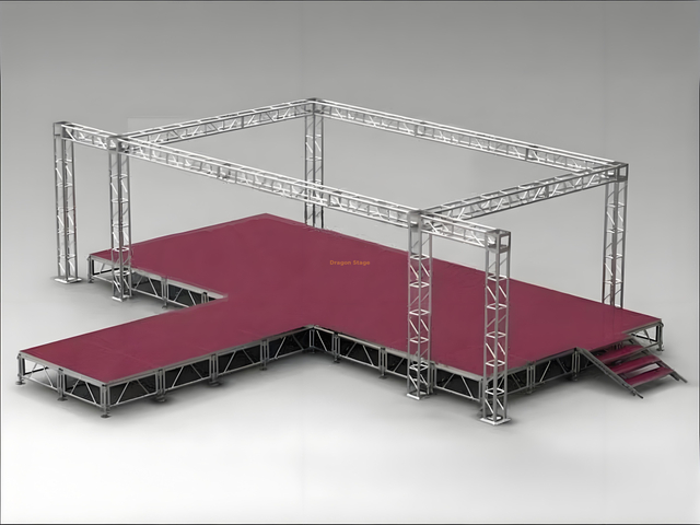 铝制方形螺栓桁架300mm用于音乐会阶段8x5x3m