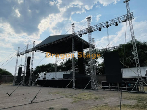  音乐会15x10x9m的模块化铝事件屋顶桁架舞台