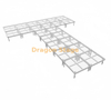 8.54x7.32m 可调节铝制快速锁定便携式玻璃舞台，带 2 个楼梯