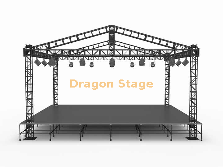 铝三角屋顶桁架阶段9x7x6m