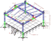适用于音乐会和活动的定制户外坡屋顶桁架结构 8x7x5m
