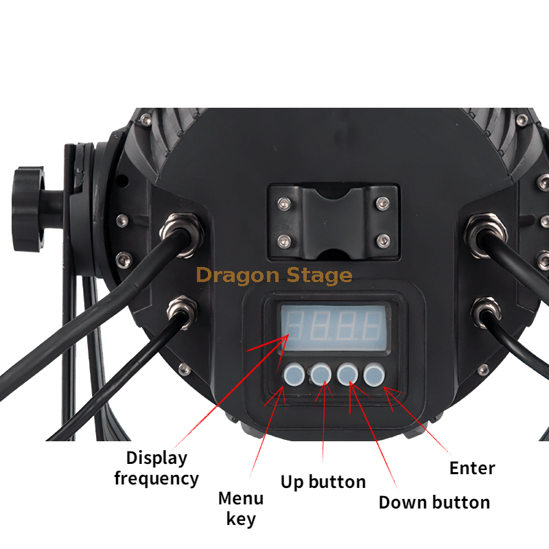 RGBW 54x3W LED PAR LID PAR LIDE IP65 DMX LED舞台照明DJ DISCO派对舞台舞台剧院LED PAR灯（4）RGBW 