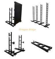 地面安装铝制便携式桁架，用于10x4m LED屏幕