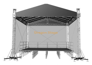 出售铝制定制户外照明桁架 46x31x35ft