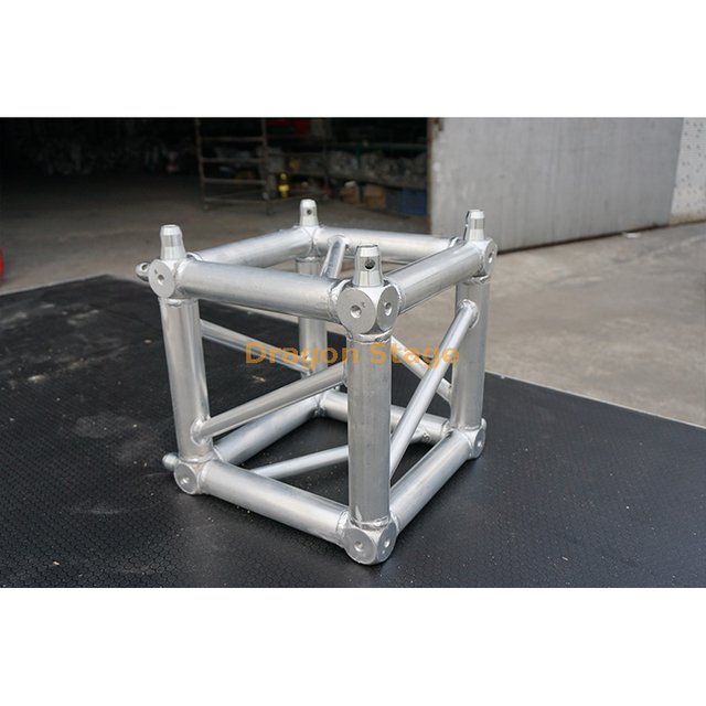 Dragonstage Aluminum Spigot 300x300mm / 289x289mm Square Box 6端桁架立方体连接器