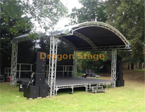 弧形屋顶桁架舞台 5x4x3m