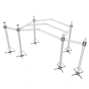 桁架塔舞台屋顶系统，带9.84英尺&7.15英尺广场段显示桁架包装