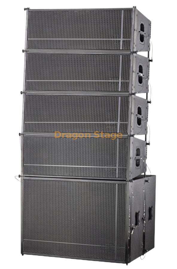适合 1000 名观众的户外专业扬声器和音响系统