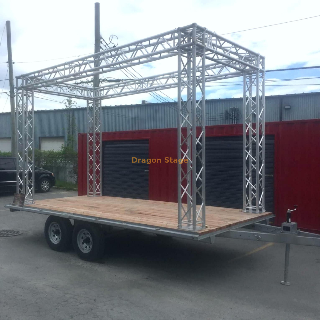 移动卡车拖车的4x1x2m铝制桁架