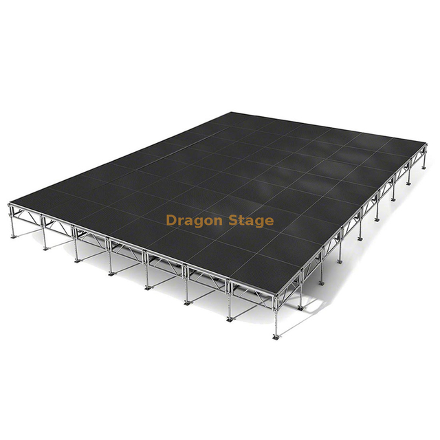 户外婚礼音乐会活动便携式舞台平台 9.76x8.54m
