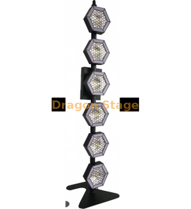 6颗线性六边形LED像素背景灯