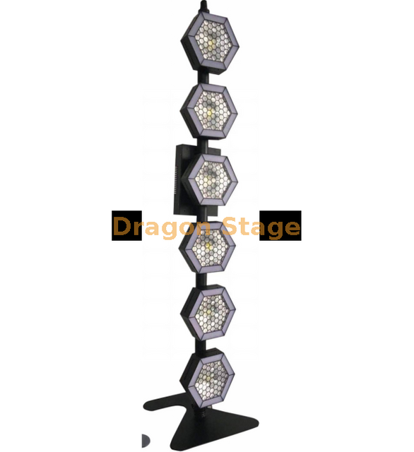 6颗线性六边形LED像素背景灯