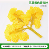 模拟的榕树叶，红枫叶，银杏叶，购物中心，室内假树枝，亮黄色，三叉戟，黄银眼叶，12个树枝