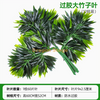 模拟的榕树叶，红枫叶，银杏叶，购物中心，室内假树枝，棕色橡胶涂层竹叶，12个树枝