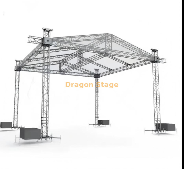 铝制扬声器悬挂桁架屋顶系统 8x6x6