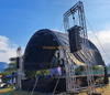 12x6x6m 铝制隧道屋顶桁架系统，带可调节舞台和后楼梯