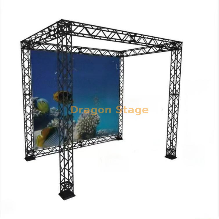 黑色3x2x3m模块化桁架展览