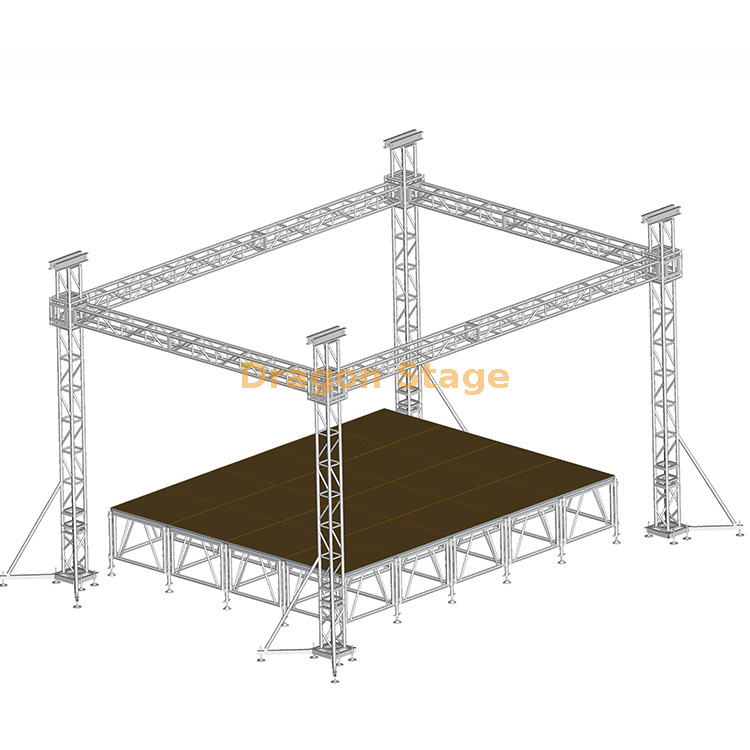 定制铝制照明桁架 8x6x8m