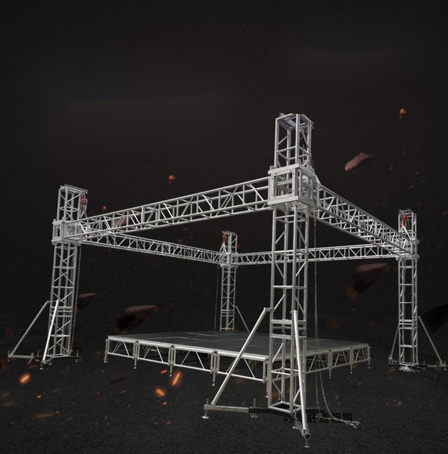 用于线阵列扬声器的廉价铝制舞台框架管桁架结构