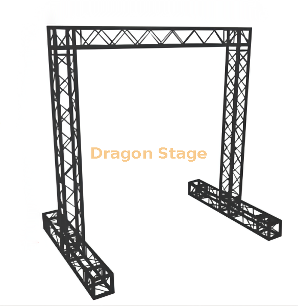 经济实惠的简单易安装目标后绅士桁架用于重型 LED 屏幕 6x5m