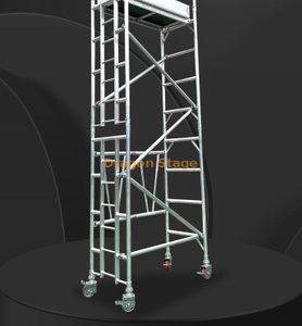出售En1004铝框架可折叠铝移动塔脚手架