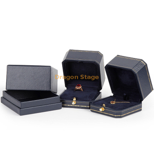 高品质礼品盒 PU 皮革首饰盒用于戒指吊坠项链套装