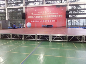 铝制方形户外现代教堂舞台12.2x12.2m 高度1.2-2m