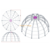 铝制圆顶设计屋顶桁架结构系统用于音乐会照明舞台设备
