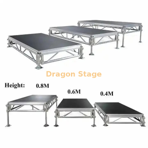 高质量移动舞台18x15m的铝制舞台平台