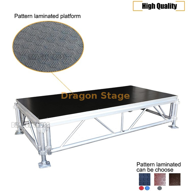 铝合金婚礼活动可调节室外11x10m的舞台平台