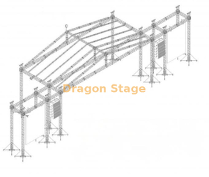 大型音乐会舞台桁架 24x10x8m
