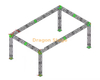 度假村移动桁架舞台 20x10x15ft