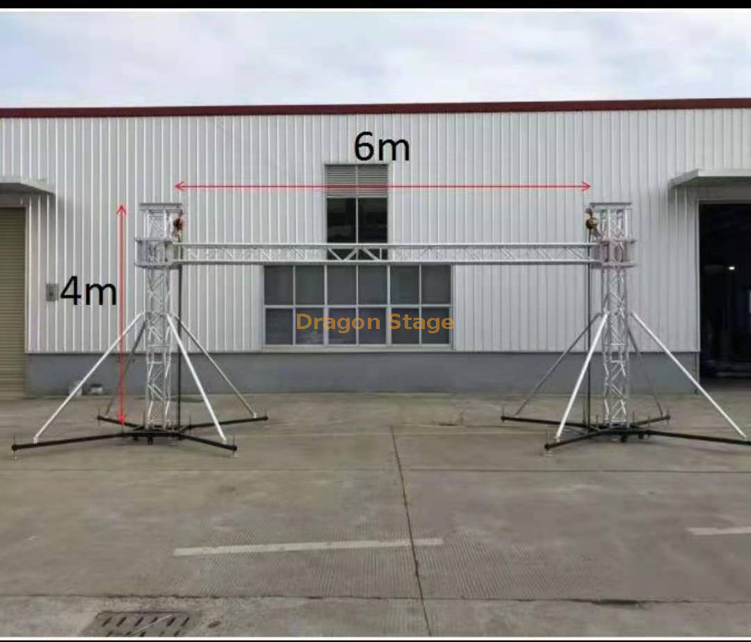  户外LED屏幕桁架系统屏幕屏幕索具，后桁架6x4m