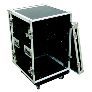 12U防震架，带轮，机架安装盒，放大器或处理器的12U空间