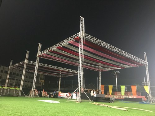 铝制 Dj 灯光舞台桁架 铝制钢桁架 显示系统