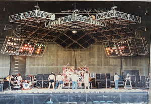 定制尺寸的户外铝制音乐会舞台屋顶桁架