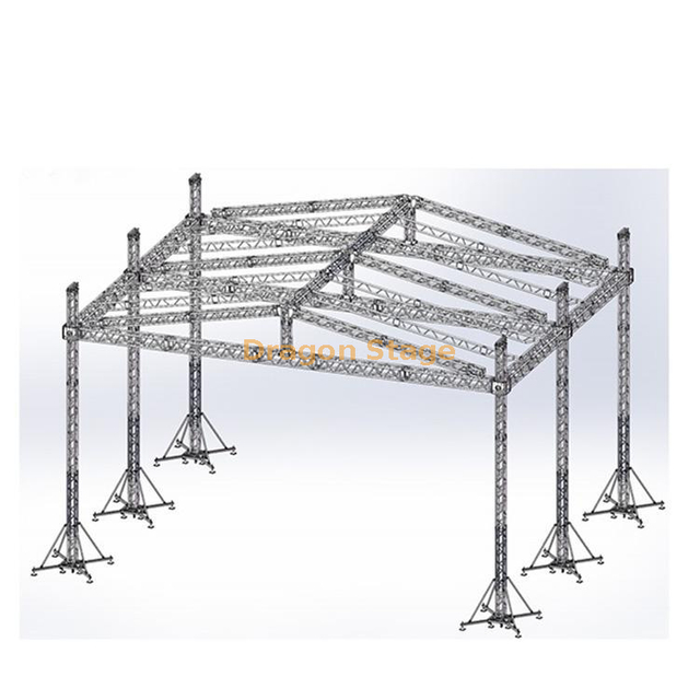 户外音乐会桁架铝钉桁架屋顶系统20x16x8m