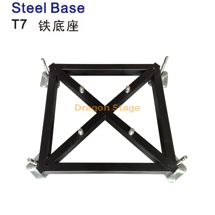 用于铝制插口桁架的钢制黑色桁架底板 