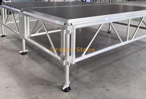 64x60 英尺铝质音乐会模块化移动舞台，适用于活动 TUV 认证舞台 19.52x18.3m